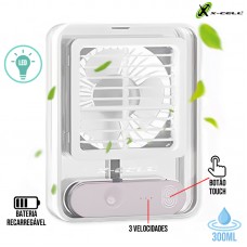 Ventilador Umidificador Portátil LED XC-MV-02-O X-Cell - Branco